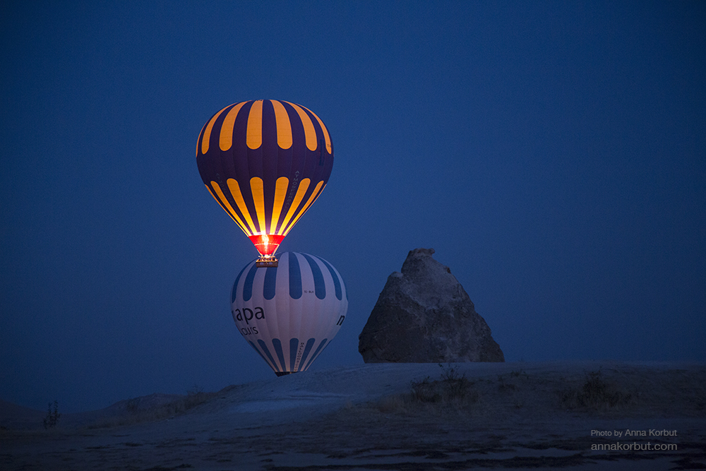  Cappadocia balloons by Anna Korbut
